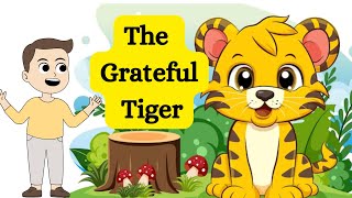 The grateful Tiger  Moral Stories For Kids in English  Bedtime Stories [upl. by Nalro]