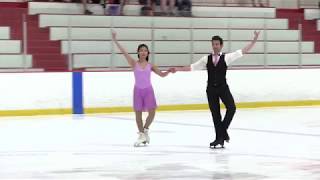 Willow Waltz Ice Dance  ISI Worlds Boston 2018 [upl. by Charissa]