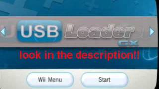 How to download and install USB Loader GX 42 and under [upl. by Aicenad]