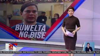 24 Oras Weekend Mga tirada at banta ni VP Sara Duterte [upl. by Ahsahtan]