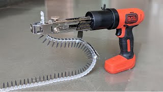 Automatic Screw Chain Gun  Drill Attachment ❼ [upl. by Sirdi]