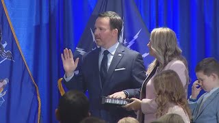 Chris Scanlon sworn in as Buffalo mayor as questions remain about who is running next year [upl. by Ailuig]