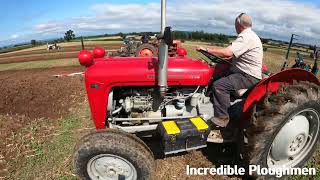 1964 Massey Ferguson 35X 25 Litre 3cyl Diesel Tractor 45HP With Ransomes Plough Cructon [upl. by Gnni]