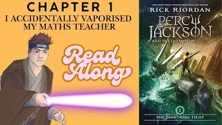 Reading Percy Jackson amp The Lightning Thief Chapter 1 LIVE [upl. by Otanutrof]