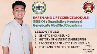 Earth and Life Science Module Quarter 2 Week 4 Genetic Engineering amp Genetically Modified Organisms [upl. by Enhpad]