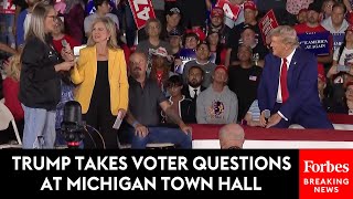 FULL TOWN HALL Trump Takes Questions Directly From Voters In Warren Michigan [upl. by Barraza]