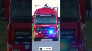 2002 Tankwagen Brandweer BurghHaamstede met spoed onderweg brandweer feuerwehr ytshorts [upl. by Targett]