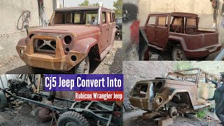 Cj5 Jeep Convert Into Rubicon Wrangler Jeep [upl. by Hamlin]