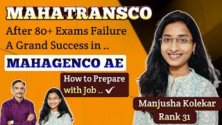 MAHATRANSCO AE Preparation Strategy  Success Story [upl. by Einafit]