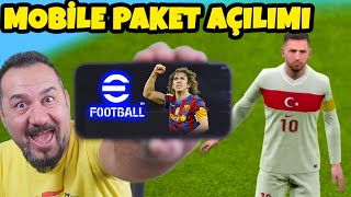 eFootball MOBİLE Paket Açıyoruz 2 Efsane Çıkarttık [upl. by Enayd392]