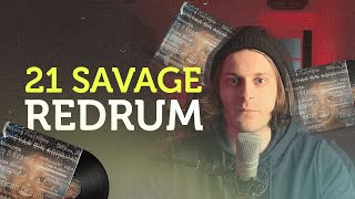 21 Savage  Redrum TYPE BEAT  How to make a beat using SAMPLES [upl. by Ahsinahs475]