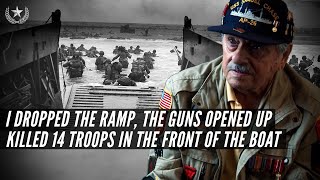 DDAY HERO Recalls Lowering the Ramp in FIRST WAVE at Omaha Beach  Frank DeVita [upl. by Pegg]