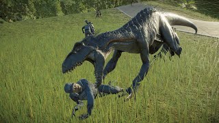 INDORAPTOR ON THE HUNT  Jurassic World Evolution 2 [upl. by Earesed]