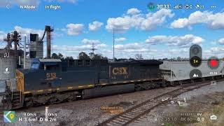 🚂HQCSXTM60518 – Cordele Georgia – SaturdayNovemeber18 2023©2023wmv🚂 [upl. by Airym]