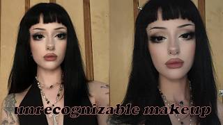 unrecognizable makeup tutorial [upl. by Ahsinid]