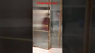 flo spring ka door partition interior design profile model this cyncro with fruted glass [upl. by Ttelrahc47]