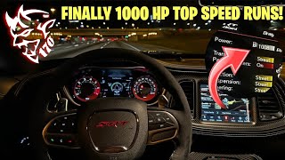 FIRST 1000 HP TOP SPEEP DEMON 170 POV ON RACING FUEL HAD TO OUTRUN POLICE ALLEGEDLY [upl. by Lejna]