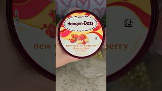 HaagenDazs new New York strawberry cheesecake snacks icecream delicious [upl. by Ilyssa]