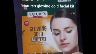 natures glowing facial at home  facial kit at home 💅Malayalam [upl. by Haraz]