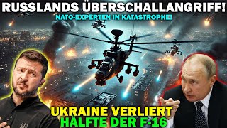 UKRAINEKRIEG Russlands Überschallangriff Ukraine verliert Hälfte der F16 NATOExperten in Not [upl. by Iand]