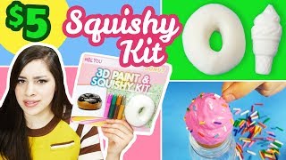 Testing a 5 Squishy Kit  NEW DIY Squishies from 5 Below [upl. by Gunner]