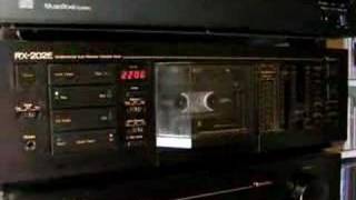 Nakamichi RX202 Cassette deck which flips the cassette automatically [upl. by Chute]