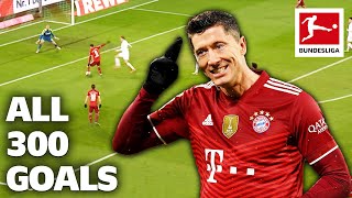 Lewandowski Breaks the 300Goal Mark  All Bundesliga Goals [upl. by Ilrebmyk]