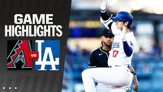 Dbacks vs Dodgers Game Highlights 7224  MLB Highlights [upl. by Mat]