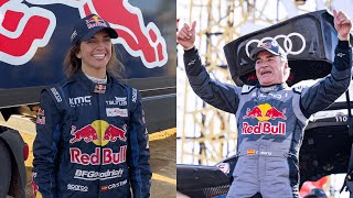 Las VICTORIAS de CARLOS SAINZ y CRISTINA GUTIÉRREZ en el Dakar 2024 [upl. by Fraser]