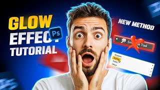 How To Create GLOWING EFFECT THUMBNAILS In PHOTOSHOP  Easiest Method 2025 🎉 [upl. by Ihsir]