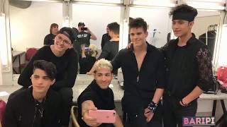 CNCO en Susana Giménez detrás de cámara del Facebook Live [upl. by Gronseth]