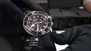 Blancpain Fifty Fathoms Chrono 45 Flyback  WatchesGMT [upl. by Lubin291]