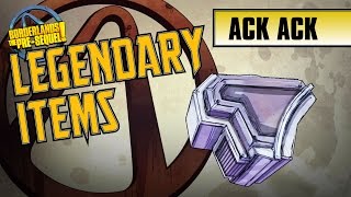 BORDERLANDS the PreSequel  Ack Ack Legendary Item Guide [upl. by Ttevi]