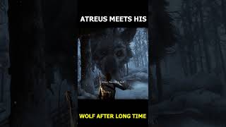 GOD OF WAR RAGNAROK  ATREUS MEETS HIS WOLF AFTER LONG TIME shorts godofwarragnarok [upl. by Eli]