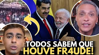 Venezuelanos vão às ruas contra quotreeleiçãoquot de Maduro Nikolas Ferreira e Gustavo Gayer comentam [upl. by Harlow]