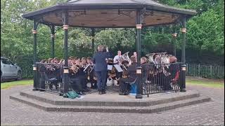 Dunmore Silver Band  Scarva Band Stand 30th June 2024 3 [upl. by Gudren440]