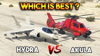 GTA 5 ONLINE  AKULA VS HYDRA WHICH IS BEST [upl. by Lesnah]