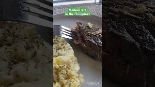 DELICIOUS AUSTRALIAN STEAK retiringinparadise steak meat ribeyesteak shorts [upl. by Zirtaeb]