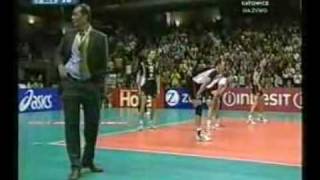 Volleyball men  Poland  Germany  EC 2003 [upl. by Bambie601]