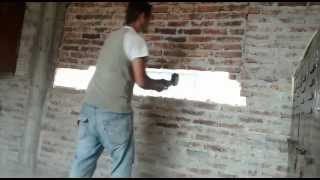 Como demoler una pared para poner una ventana en 1 minuto [upl. by Allyson]