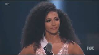 Miss Universe 2019  Cheslie Kryst Top 10 USA [upl. by Ylra]