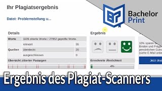 PLAGIATSCANNER ONLINE  Erklärung des Plagiatsreports [upl. by Eirdua]