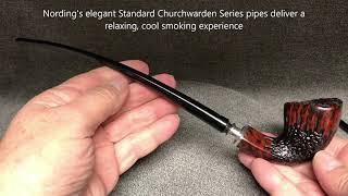 SOLD New Erik Nording Standard Churchwarden Pipes [upl. by Ylenaj]