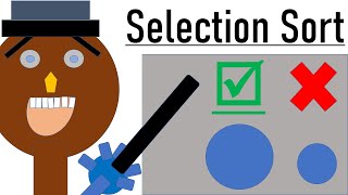 Selection Sort Animation  Sorting Algorithm With Example and Runtime [upl. by Stallworth972]