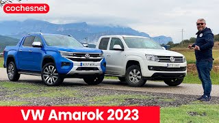 Volkswagen Amarok 2023 vs VW Amarok 2010  Comparativa  Review en español  cochesnet [upl. by Synn548]