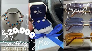 SHOPPING VLOG  20000 in JEWELRY  TRAVEL VLOG  HAUL [upl. by Grove]