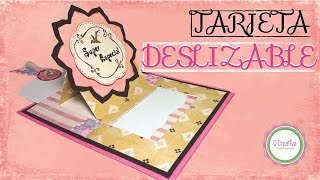 TARJETA DESLIZANTE PASO A PASO [upl. by Inilahs]