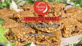 Fruit Flapjack Recipe [upl. by Ymij]