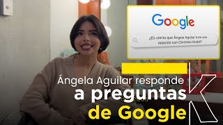 La respuesta de Ángela Aguilar cuando le preguntaron sobre su relación con Christian Nodal [upl. by Fredek]