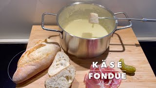 Käsefondue super einfach selber machen  Cheese fondue home made [upl. by Levon]